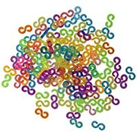 hjgnbiohg Telar S Clips Color del Arco Iris De Recarga Conexión Pulseras De La Joyería Telar Band Haciendo 125pcs De…